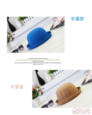 韩版潮流来袭 半球商城新款春秋毛呢礼帽，时尚与品质并存